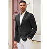 image:imageCOOFANDY Mens Casual Blazer Slim Fit Suit Jacket Lightweight Knit Sport Coat Two Button Blazer JacketBlack