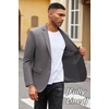 image:imageCOOFANDY Mens Casual Blazer Slim Fit Suit Jacket Lightweight Knit Sport Coat Two Button Blazer JacketDark Grey
