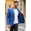 image:imageCOOFANDY Mens Casual Blazer Slim Fit Suit Jacket Lightweight Knit Sport Coat Two Button Blazer JacketRoyal Blue
