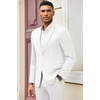 image:imageCOOFANDY Mens Casual Blazer Slim Fit Suit Jacket Lightweight Knit Sport Coat Two Button Blazer JacketWhite