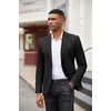image:imageCOOFANDY Mens Casual Blazer Slim Fit Suit Jackets Two Button Lightweight Knit Sport CoatBlack