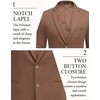 image:imageCOOFANDY Mens Casual Blazer Slim Fit Suit Jackets Two Button Lightweight Knit Sport CoatBrown