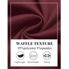image:imageCOOFANDY Mens Casual Blazer Slim Fit Suit Jackets Two Button Lightweight Knit Sport CoatBurgundy