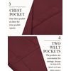 image:imageCOOFANDY Mens Casual Blazer Slim Fit Suit Jackets Two Button Lightweight Knit Sport CoatBurgundy