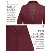 image:imageCOOFANDY Mens Casual Blazer Slim Fit Suit Jackets Two Button Lightweight Knit Sport CoatBurgundy