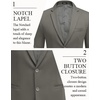 image:imageCOOFANDY Mens Casual Blazer Slim Fit Suit Jackets Two Button Lightweight Knit Sport CoatDark Grey