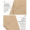 image:imageCOOFANDY Mens Casual Blazer Slim Fit Suit Jackets Two Button Lightweight Knit Sport CoatKhaki