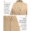 image:imageCOOFANDY Mens Casual Blazer Slim Fit Suit Jackets Two Button Lightweight Knit Sport CoatKhaki