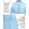 image:imageCOOFANDY Mens Casual Blazer Slim Fit Suit Jackets Two Button Lightweight Knit Sport CoatLight Blue