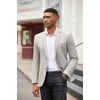image:imageCOOFANDY Mens Casual Blazer Slim Fit Suit Jackets Two Button Lightweight Knit Sport CoatLight Grey