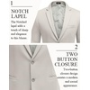 image:imageCOOFANDY Mens Casual Blazer Slim Fit Suit Jackets Two Button Lightweight Knit Sport CoatLight Grey
