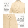 image:imageCOOFANDY Mens Casual Blazer Slim Fit Suit Jackets Two Button Lightweight Knit Sport CoatLight Khaki