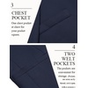 image:imageCOOFANDY Mens Casual Blazer Slim Fit Suit Jackets Two Button Lightweight Knit Sport CoatNavy Blue