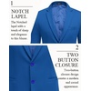 image:imageCOOFANDY Mens Casual Blazer Slim Fit Suit Jackets Two Button Lightweight Knit Sport CoatRoyal Blue
