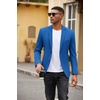 image:imageCOOFANDY Mens Casual Blazer Slim Fit Suit Jackets Two Button Lightweight Knit Sport CoatRoyal Blue
