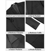 image:imageCOOFANDY Mens Casual Blazer Slim Fit Two Buttons Sport Coat Lightweight Suit JacketBlack