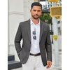 image:imageCOOFANDY Mens Casual Blazer Slim Fit Two Buttons Sport Coat Lightweight Suit JacketDark Grey