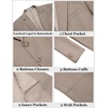 image:imageCOOFANDY Mens Casual Blazer Slim Fit Two Buttons Sport Coat Lightweight Suit JacketKhaki