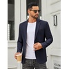 image:imageCOOFANDY Mens Casual Blazer Slim Fit Two Buttons Sport Coat Lightweight Suit JacketNavy Blue