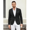 image:imageCOOFANDY Mens Casual Blazer Suit Jackets One Button Sport Coats Lightweight Business Sports JacketsBlack