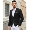 image:imageCOOFANDY Mens Casual Blazer Suit Jackets One Button Sport Coats Lightweight Business Sports JacketsBlack