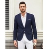 image:imageCOOFANDY Mens Casual Blazer Suit Jackets One Button Sport Coats Lightweight Business Sports JacketsDark Blue