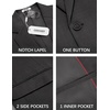 image:imageCOOFANDY Mens Casual Blazer Suit Jackets One Button Sport Coats Lightweight Business Sports JacketsDark Gray