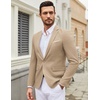 image:imageCOOFANDY Mens Casual Blazer Suit Jackets One Button Sport Coats Lightweight Business Sports JacketsKhaki