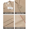 image:imageCOOFANDY Mens Casual Blazer Suit Jackets One Button Sport Coats Lightweight Business Sports JacketsKhaki