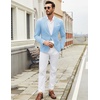 image:imageCOOFANDY Mens Casual Blazer Suit Jackets One Button Sport Coats Lightweight Business Sports JacketsLight Blue
