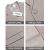 image:imageCOOFANDY Mens Casual Blazer Suit Jackets One Button Sport Coats Lightweight Business Sports JacketsLight Gray