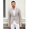 image:imageCOOFANDY Mens Casual Blazer Suit Jackets One Button Sport Coats Lightweight Business Sports JacketsLight Gray