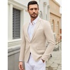 image:imageCOOFANDY Mens Casual Blazer Suit Jackets One Button Sport Coats Lightweight Business Sports JacketsLight Khaki