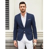 image:imageCOOFANDY Mens Casual Blazer Suit Jackets One Button Sport Coats Lightweight Business Sports JacketsNavy Blue