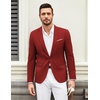 image:imageCOOFANDY Mens Casual Blazer Suit Jackets One Button Sport Coats Lightweight Business Sports JacketsWine