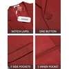 image:imageCOOFANDY Mens Casual Blazer Suit Jackets One Button Sport Coats Lightweight Business Sports JacketsWine