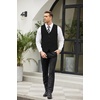 image:imageCOOFANDY Mens Casual Business Vests Lightweight Waistcoat Slim Fit Suit VestBlack B
