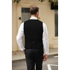 image:imageCOOFANDY Mens Casual Business Vests Lightweight Waistcoat Slim Fit Suit VestBlack B