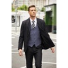 image:imageCOOFANDY Mens Casual Business Vests Lightweight Waistcoat Slim Fit Suit VestBlue