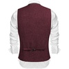 image:imageCOOFANDY Mens Casual Business Vests Lightweight Waistcoat Slim Fit Suit VestBurgundy