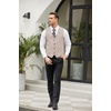 image:imageCOOFANDY Mens Casual Business Vests Lightweight Waistcoat Slim Fit Suit VestChampagne