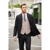 image:imageCOOFANDY Mens Casual Business Vests Lightweight Waistcoat Slim Fit Suit VestChampagne