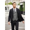 image:imageCOOFANDY Mens Casual Business Vests Lightweight Waistcoat Slim Fit Suit VestGrey