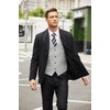 image:imageCOOFANDY Mens Casual Business Vests Lightweight Waistcoat Slim Fit Suit VestLight Grey