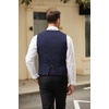 image:imageCOOFANDY Mens Casual Business Vests Lightweight Waistcoat Slim Fit Suit VestNavy Blue