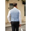 image:imageCOOFANDY Mens Casual Business Vests Lightweight Waistcoat Slim Fit Suit VestSky Blue