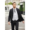 image:imageCOOFANDY Mens Casual Business Vests Lightweight Waistcoat Slim Fit Suit VestWhite
