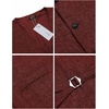 image:imageCOOFANDY Mens Casual Business Vests Lightweight Waistcoat Slim Fit Suit VestWine Red