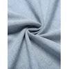 image:imageCOOFANDY Mens Casual Henley Shirt Short Sleeve Band Collar Linen Shirt Summer Beach Hippie TShirtsAflecking Blue