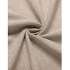 image:imageCOOFANDY Mens Casual Henley Shirt Short Sleeve Band Collar Linen Shirt Summer Beach Hippie TShirtsKhaki